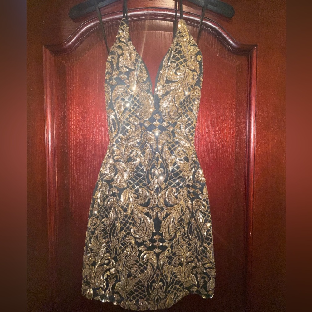 NWT Windsor Stunning in Sequence Dress in Size Small